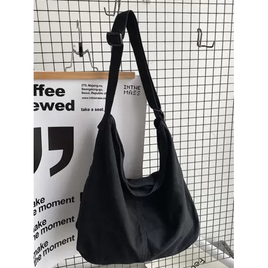 Casual Canvas Solid Color Bags Accessories