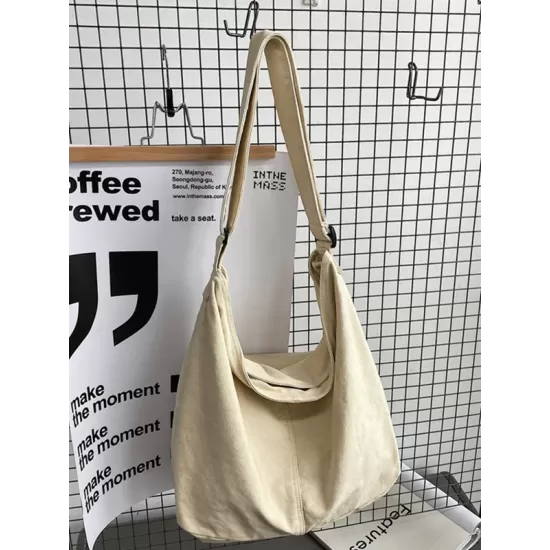 Casual Canvas Solid Color Bags Accessories