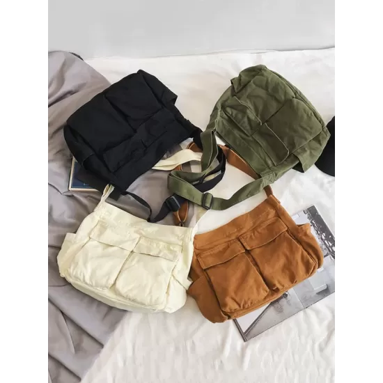 Simple Solid Color Bags Accessories