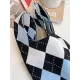 Urban Checkerboard Contrast Color Color-Block Bags Accessories Handbags