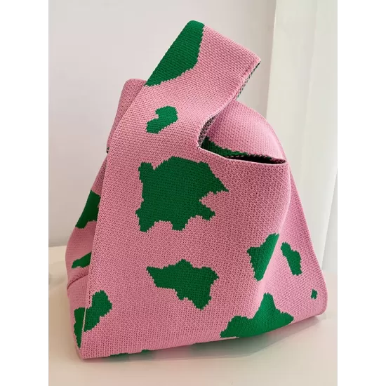 Urban Knitting Cow Pattern Bags Accessories Handbags