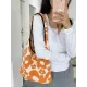 Original Floral Weave Contrast Color Bags Accessories