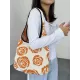 Original Creation Floral Weave Contrast Color Bags Accessories