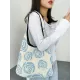 Original Creation Floral Weave Contrast Color Bags Accessories