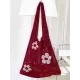 Original Creation Floral Weave Hollow Bags Accessories