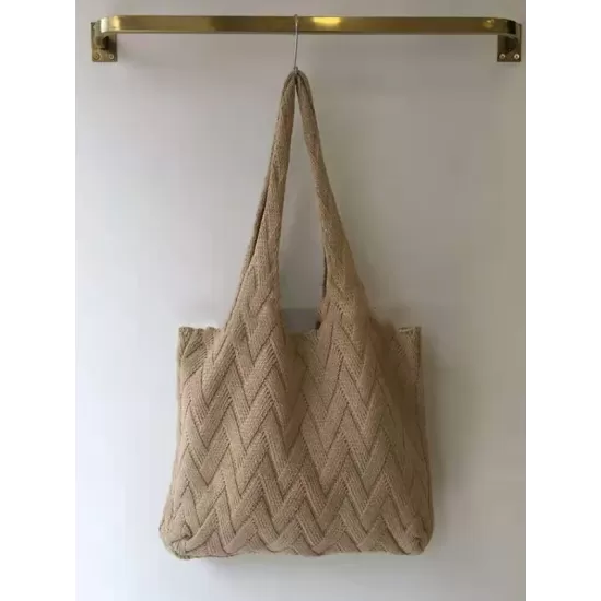 Casual Weave Solid Color Bags Accessories