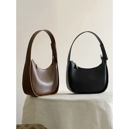 Simple Solid Color PU Bags Accessories