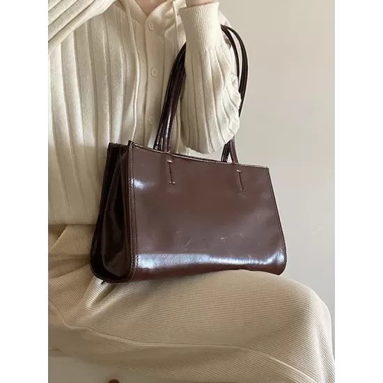 Simple Solid Color PU Bags Accessories