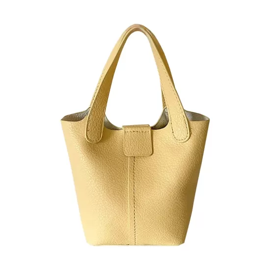 Simple Casual Chic PU Solid Color 2 Pieces Bags Accessories