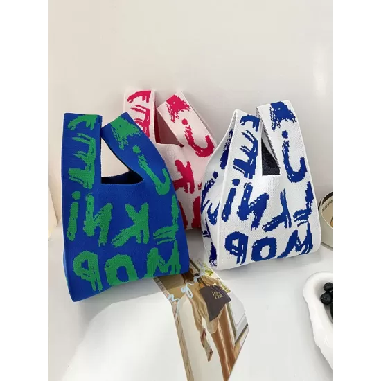 Original Graffiti Contrast Color Bags Accessories