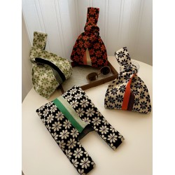 Floral Woven Handbag Bags Accessories