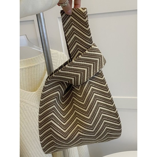 Striped Woven Handbag Bags Accessories