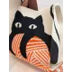 Animal Printed Multi-Colored Woven Handbag Bags Accessories