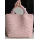 Solid Color Woven Tote Handbags Bags