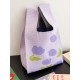 Floral Printed Woven Handbag Bags Accessories