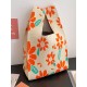 Floral Printed Woven Handbag Bags Accessories