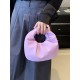 Bowknot Pleated Solid Color Handbags Accessories