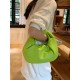 Bowknot Pleated Solid Color Handbags Accessories