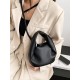 Adjustable Pleated Pockets Solid Color Crossbody Handbags