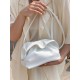 Falbala Pleated Solid Color Bags Accessories