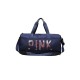 Sequined Letter Print Large-Capacity Outdoor Portable Travel Bag