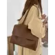 Casual Simple Chic Solid Color Shoulder Bag