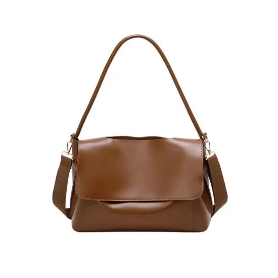 Casual Simple Chic Solid Color Shoulder Bag