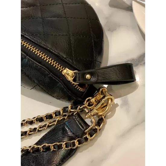 Cool Chic Chains Zipper Sling Bag