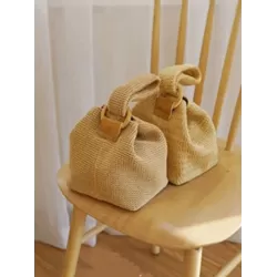 Casual Simple Weave Handbag