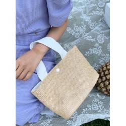 Simple Casual Vacation Weave Bag