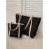 Casual Simple Solid Color Canvas Tote Bag