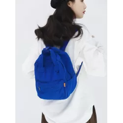 Simple Casual 5 Colors Canvas Backpack