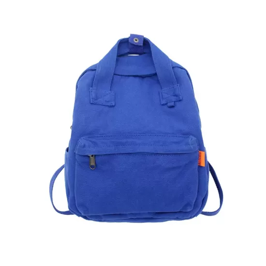 Simple Casual 5 Colors Canvas Backpack