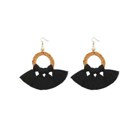 Tasseled Knitting Bohemia Earrings