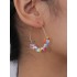 Retro Ethnic Style Beads Decorate Flower Earrings