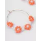 Retro Ethnic Style Beads Decorate Flower Earrings