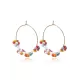 Retro Ethnic Style Beads Decorate Flower Earrings