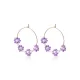 Retro Ethnic Style Beads Decorate Flower Earrings