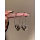 Simple Normcore Heart Shape Earrings Accessories