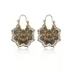 Vintage Hollow Alloy Flower Earring Accessories