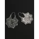 Vintage Hollow Alloy Flower Earring Accessories