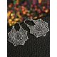 Vintage Hollow Alloy Flower Earring Accessories