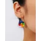 Fashion Colorful Smiley Acrylic Earrings