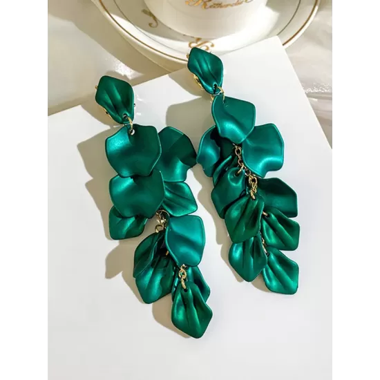 Stylish Tasseled Acrylic Earrings Accessories