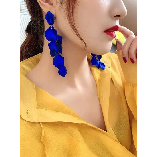 Stylish Tasseled Acrylic Earrings Accessories