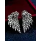 Original Rhinestone Wings Shape Earrings