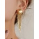 Original Creation Tasseled Geometric Earrings Accessories