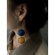 Stylish Contrast Color Geometric Earrings Accessories