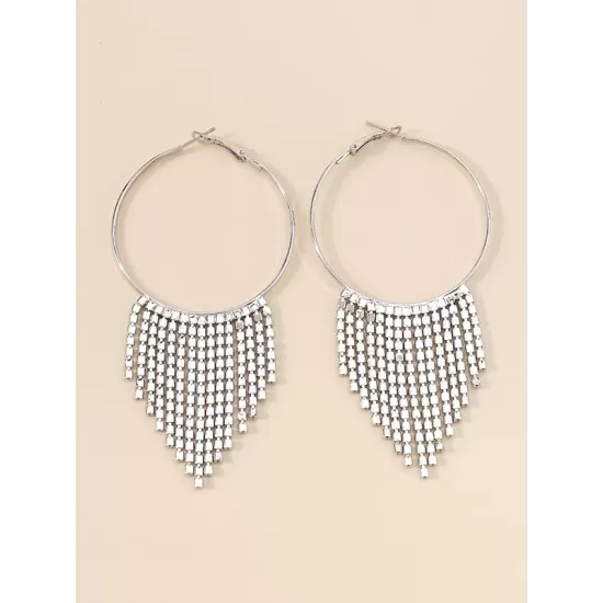 Geometric Tasseled Earrings Accessories