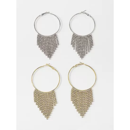 Geometric Tasseled Earrings Accessories